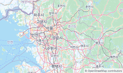 Carte de Gyeonggi-do