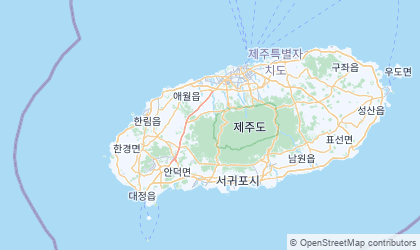 Carte de Jeju-do