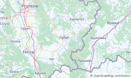 Carte de Gjilan
