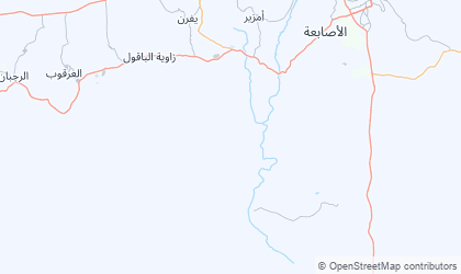 Carte de Sha'biyat al Jabal al Gharbi