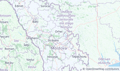 Carte de Moldavie centrale