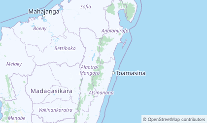 Carte de Toamasina