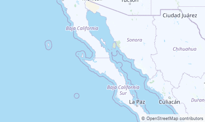 Carte de Baja California
