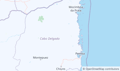 Carte de Cabo Delgado