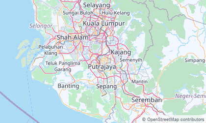 Carte de Putrajaya