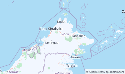 Carte de Sabah