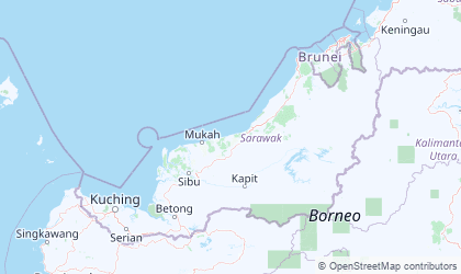 Carte de Sarawak
