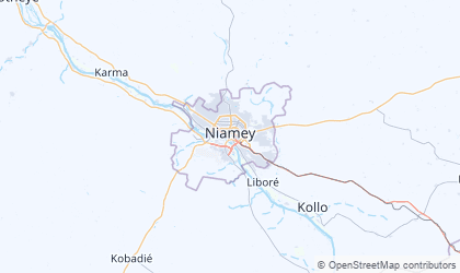 Carte de Niamey
