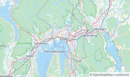 Carte de Oslo