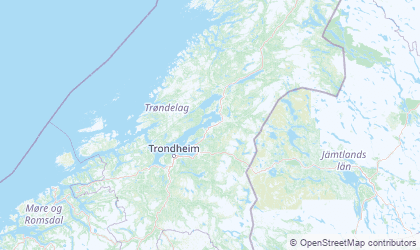 Carte de Trøndelag