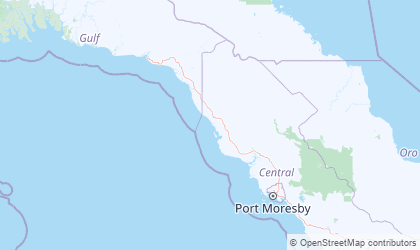 Carte de Côte du Golfe