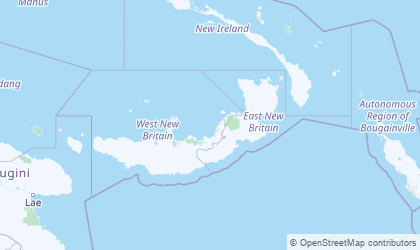 Carte de Nouvelle-Bretagne