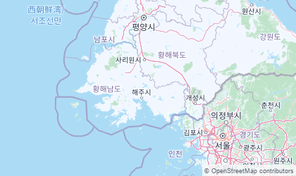 Carte de Hwanghae-namdo