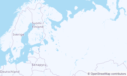 Carte de Nord-Ouest de la Russie