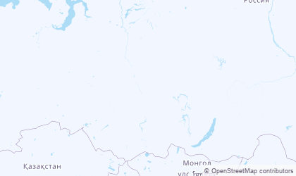 Carte de Sibérie