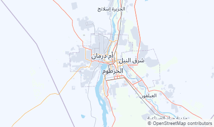 Carte de Khartoum