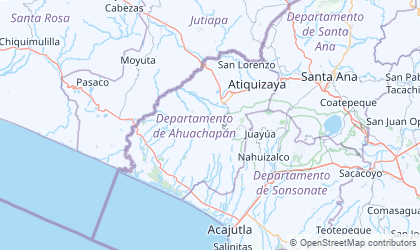 Carte de Ahuachapán