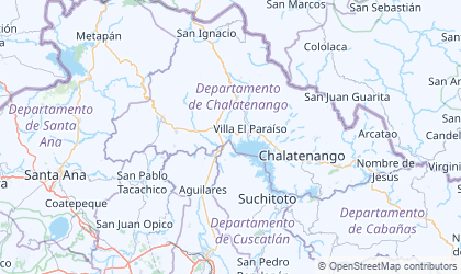 Carte de Chalatenango