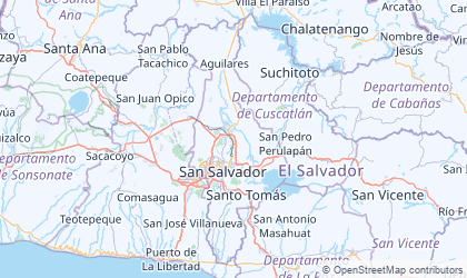 Carte de San Salvador