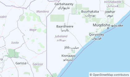 Carte de Jubaland