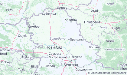Carte de Voïvodine