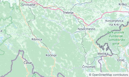 Carte de Jugovzhodna Slovenija