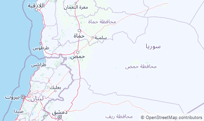 Carte de Homs