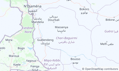 Carte de Chari-Baguirmi