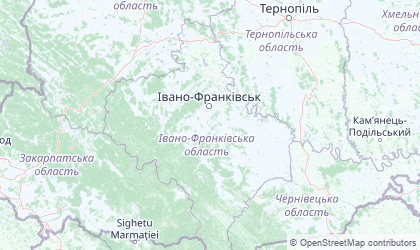 Carte de Ivano-Frankivsk