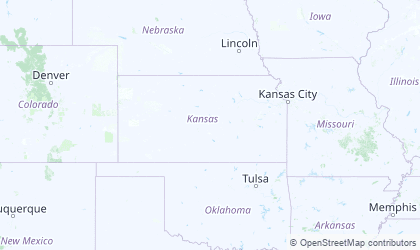 Carte de Kansas