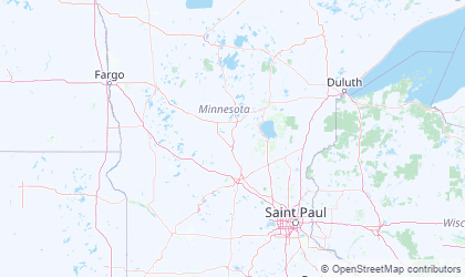 Carte de Minnesota