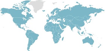 Carte mondiale des pays membres : UNESCO