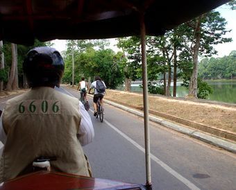 Trafic en Cambodge